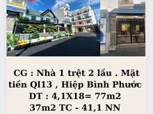 Hình ảnh Nhà Phố Mặt Tiền QL13 , Có Sân Xe Hơi , Giá 5 tỷ SHR