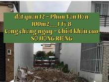 Hình ảnh Đất quận 12 - 100m2 giá ngộp tp hcm