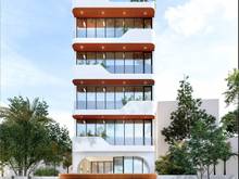 Hình ảnh 84A Nguyễn Cửu Vân, 1 hầm 7 tầng, giá cho thuê 230 triệu/tháng