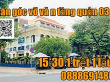 Hình ảnh 15*20 trệt lầu khu vip quận 3 thích hợp nhà hàng/showroom