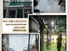 Hình ảnh 8*25 trệt 4 lầu có PCCC Phú Nhuận giá quá rẻ cả toà nhà