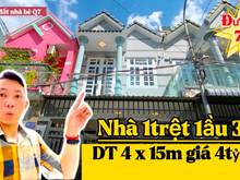 Hình ảnh ✅✅Nhà phố quốc dân✅ Trệt 1lầu 3pn đường trước nhà 7m tại Nhà Bè
