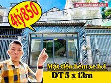 Hình ảnh ✅✅Nhà mặt tiền hẻm xe hơi✅ DT 5x13m xe hơi để trong nhà