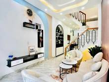Hình ảnh nhà mới giá rẻ, nhà thiết kế, 1 TRỆT 3 LẦU, 6 PN, 7 WC GIÁ 3 TỶ 720 DT