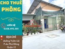 Hình ảnh CHO THUÊ PHÒNG độc lập, đường Vườn lài , Quận 12