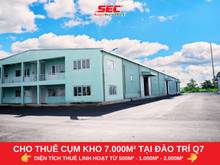 Hình ảnh Cho thuê kho xưởng MT Đào Trí Q7 tổng 7.000m2 DT thuê theo yêu cầu