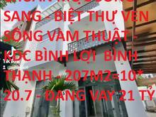 Hình ảnh Bán biệt thự ven sông Đặng Thùy Trâm Bình Thạnh 207m2 giá chỉ