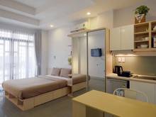 Hình ảnh Studio có bancông-full nội thất tại khuvực Trần Hưng Đạo,P.Cô Giang,Q1