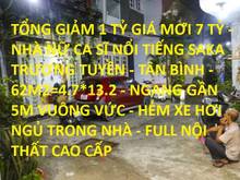 Hình ảnh Bán nhà ca sỹ Saka Trương Tuyền 62m2 giảm 1 tỷ chỉ còn 7 tỷ