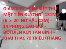 Hình ảnh Giảm 8 tỷ bán biệt thự đối diên KCN Tân Bình 131m2 chỉ còn 15