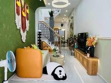 Hình ảnh Nhà Quận 12 giáp Gò Vấp, hẻm oto quay đầu, giá 1.99tỷ (1lầu +2PN mới).