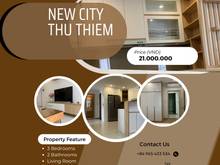Hình ảnh Cho thuê 3 phòng ngủ New City 102m2 đầy đủ nội thất 21 triệu