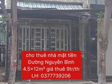 Hình ảnh Chị 2 cho thuê căn nhà mặt tiền đường Nguyễn Bình-Nhà Bè / Giá 9tr/th