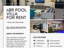 Hình ảnh Cho thuê villa khu Phúc Lộc Viên, 4PN có hồ bơi, Giá 2000$/tháng