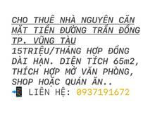 Hình ảnh Cho thuê nhà nguyên căn mặt tiền