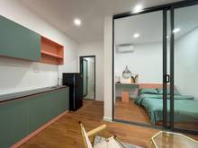 Hình ảnh Studio full nội thất đang trống rộng rãi thoải mái