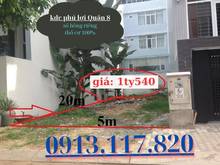 Hình ảnh Bán gấp lô đất mặt tiền Phạm Thế Hiển, phường 7, Quận 8