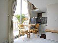 Hình ảnh duplex ban công cửa sổ lớn đầy đủ nội thất cho sinh viên quận 7
