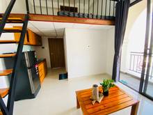 Hình ảnh Căn Hộ Duplex nội thất gỗ Ban công Siêu thoáng