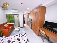 Hình ảnh Studio Tách Bếp Cửa Sổ Lớn View Toà Nhà Siêu Chill - Hiện đại