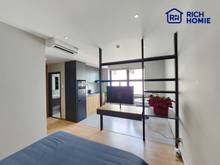 Hình ảnh ✅1PN Design Tone Xanh Đen, Modern Family Vệ Sinh 2l/tuần Thảo Điền Q2