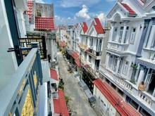 Hình ảnh Nhà phố đẹp 5 tầng, hẻm 6 m thông , sân xe hơi. Thị trấn Nhà bè. 4*17