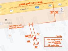 Hình ảnh Đất mặt tiền QL1A, diện tích 116,3m2 gần biển giá chỉ 1,16 tỷ. Sổ hồng