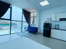 Hình ảnh Căn Hộ View Full Kính Full Nội Thất Ngay Công Viên Làng Hoa