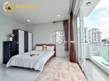 Hình ảnh Ban công Studio Full nội thất Gần Đầm Sen, Lotte Mart Lê Đại Hành, Q11