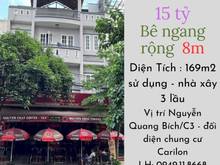 Hình ảnh Mặt tiền ngay Nguyễn Quang Bích giao C3. DT: 8x8 Nhà 3 lầu, giá 15 tỷ