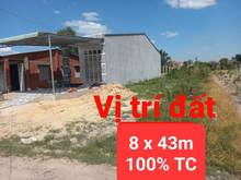 Hình ảnh 8 x 44, full thổ cư, khu dân cư, cách BX Củ Chi 60km, cách DT 785 chỉ