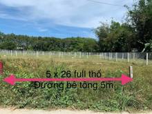Hình ảnh Chủ gửi: 5*26m tc 100% Đường bê tông 4m cách nhựa 40m Gò Dầu Tây Ninh