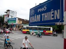 Hình ảnh Cho thuê nhà mặt phố Khâm Thiên, 100m2 x 4 tầng, mt 5m.