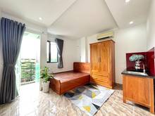 Hình ảnh Căn 30m2 ban công rộng - full nt ngay cầu vượt 3/2, gần ĐH Kinh tế