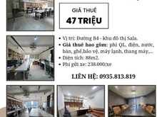Hình ảnh Cho thuê sàn văn phòng 90m2 47 triệu có ban công tại KĐT Sala Quận 2