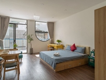 Hình ảnh Cho Thuê Căn Hộ 1PN Ban Công Giặt Riêng 55m2 Full Nội Thất Gần Sân Bay