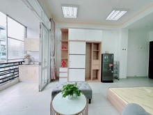 Hình ảnh Căn studio ban công- tách bếp- full nội thất- ngay Bạch Đằng