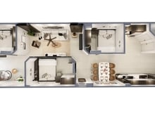 Hình ảnh 🎉Căn Hộ 3PN 2WC 80m2 Gần Sân bay giáp Quận 10