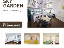 Hình ảnh KHÔNG GIAN SỐNG SANG TRỌNG TẠI duplex SkyGarden, 3pn, nhà mới 𝟐𝟕𝐓𝐑