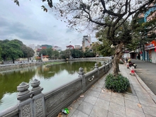 Hình ảnh View hồ điều hoà Khương Thượng. Diện tích 55m, 4 tầng, mặt tiền 5m