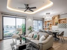 Hình ảnh C/hộ tầng cao gió mát -96m2 The Sun Avenue thiết kế đẹp, full nội thất