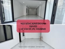 Hình ảnh Mặt Bằng Kinh Doanh 80m2 hẻm phố thời trang Lê Văn Sỹ, Tân Bình
