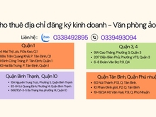 Hình ảnh Văn phòng ảo quận 10 và các quận lân cận  Giá chỉ 500k/T