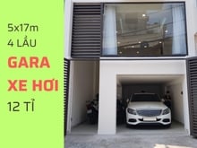 Hình ảnh Nhà 5X17m khu phân lô - 4 LẦU 4PN, 5WC có gara xe hơi - CHỈ 12 TỈ
