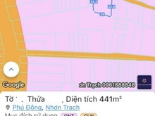 Hình ảnh Kẹt tiền bán lỗ đất thổ, xã Phú Đông #5, 1/, HXH, DT:441m2, Chỉ 5ty5