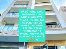Hình ảnh 💥 Căn Hộ Dịch Vụ 10 phòng - khoán 30tr tự khai thác 50tr -Tân Sơn Nhì