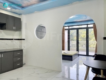 Hình ảnh Phòng trọ Bình Thạnh dạng 1PN tách bếp, phòng NEW 100% Full nội thất