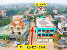 Hình ảnh Em giang hòa lạc bán lô góc đường trục chính, chính chủ, full thổ. 