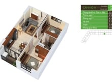 Hình ảnh Chính chủ bán căn B2209 tòa HH2B, chung cư Xuân Mai Sparks Tower.