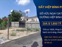 Hình ảnh Săn đất nền giá rẻ: Hiệp Bình Phước - Điểm nóng của thị trường!